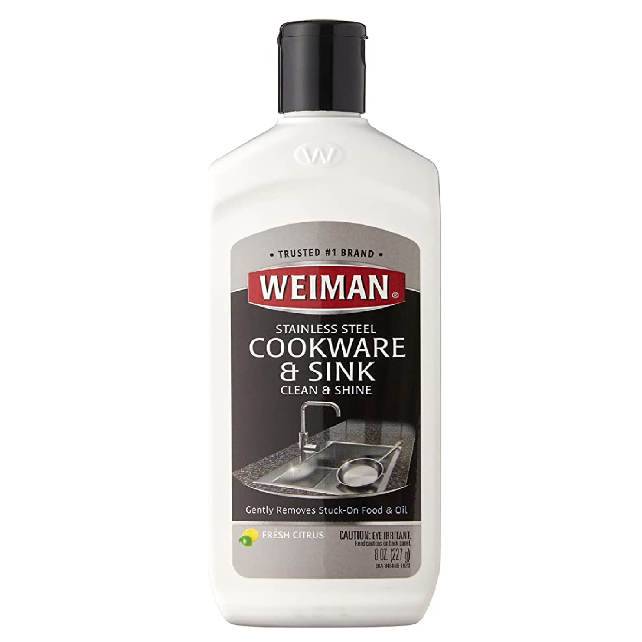 Weiman Stainless Steel Cookware And Sink Cleaner And Polish 227ML (FRESH CITRUS)